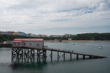 Old lifeboat station located at Tenby