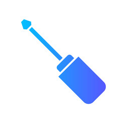 screwdriver gradient icon