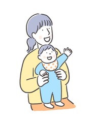 お母さんと赤ちゃん