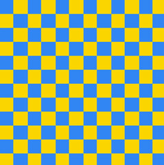 Fototapeta premium background in a blue and yellow cell.Pray for Ukraine