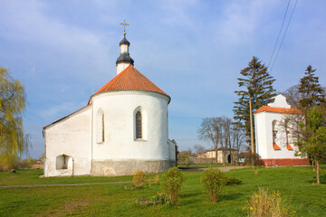Castle church (XVI century) in Castle of Princes Ostrozkikh in Starokostyantyniv, Ukraine