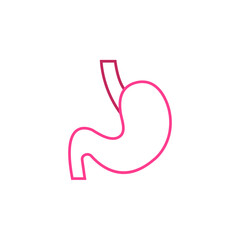 Fototapeta premium stomach vector for website symbol icon presentation