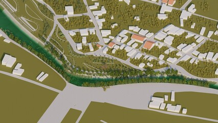 Urban proposal for reforestation and wastewater treatment in Tarapoto