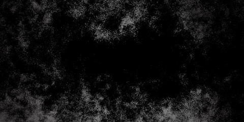 Abstract background with cement concrete dark background with copy space for your text . Realistic explosion dust and white natural effect pattern on black. Grunge texture and texture effect isolated