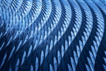 Exterior of modern architecture. Building abstract background