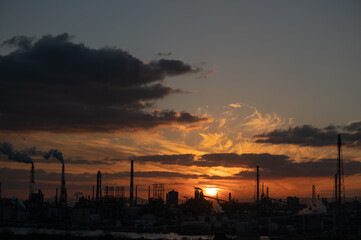 Naklejka premium 夕焼け