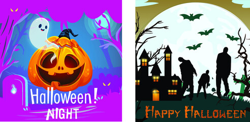 Halloween Scary Horror vector t shirt design 