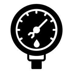 Carbide Regulator Gauge Welder Vector Icon Design, Arc welding equipment and Metal Work Symbol, Construction and Industrial manufacturing, Welding Co2 Gas Mig Tig Flow Meter Concept, 