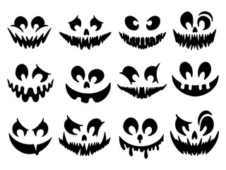 Halloween Scary Face Pumpkin or Ghost