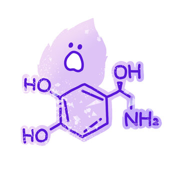 ストレスに対して交感神経を活性化 ノルアドレナリン / Noradrenaline