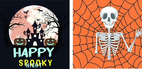 Halloween Scary Horror vector t shirt design 