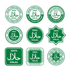 halal food logo icon badge certified