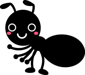 アリさんのイラスト（Cute ant cartoon）