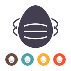 face mask, surgical mask icon