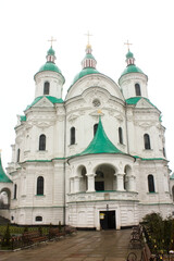 Fototapeta na wymiar Cathedral of the Nativity of the Blessed Virgin in Kozelets, Chernihiv Oblast, Ukraine