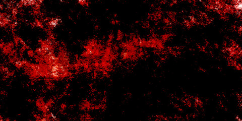 Red grunge abstract background texture black concrete wall, grunge halloween background. Scary Red and black horror background. Dark grunge red concrete