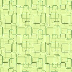 Green abstract,seamless rectangles pattern