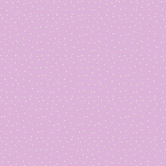 Seamless pattern with white polka dots on a tile pastel pink background