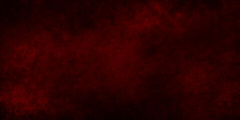 Red grunge abstract background texture black concrete wall, grunge halloween background with blood splash space on wall, red horror wall background, dark slate back background toned classic red color.