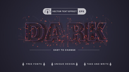 Halloween Editable Text Effects, Font Styles