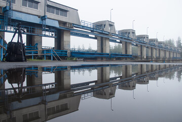 Fototapeta premium bridge over river