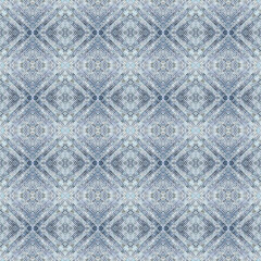 Blue geometric pattern with rhombuses. Fashionable seamless background for design, web.