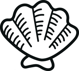 Scallop sea shell