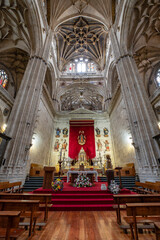 Fototapeta na wymiar capilla mayor, Catedral de la Asunción de la Virgen, Salamanca, comunidad autónoma de Castilla y León, Spain