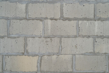 background texture of white Lightweight Concrete block, raw material for industrial wall