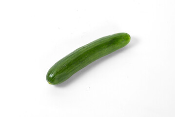 cucumbers isolated on white background 