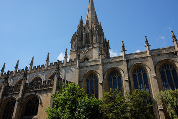 Fototapeta na wymiar Historical buildings in Oxford, UK