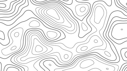 White wave paper curved reliefs abstract background, Abstract topographic contours map background. Geographic mountain relief. Abstract lines background. Contour maps. Business concept.