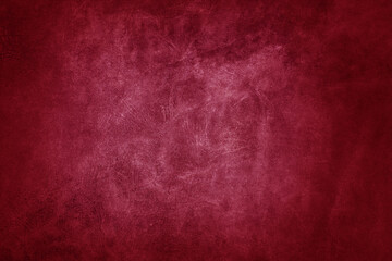 Beautiful red background with genuine leather texture