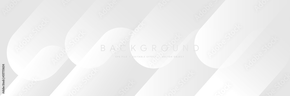 Poster technology abstract light white horizontal concept background with silver square shape dynamic and s