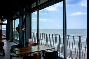 海が見えるカフェレストラン