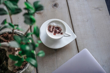 Kaffee im Büro, Startup. 