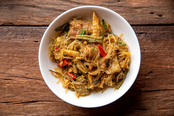 Tradition Northern Thai food. Gang Ho Curry , Lanna Thai food concept.