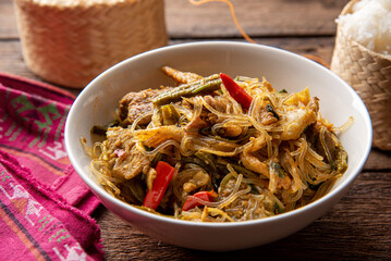 Tradition Northern Thai food. Gang Ho Curry , Lanna Thai food concept.