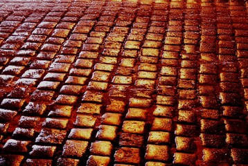 Bright stone surface