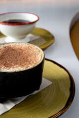 cup of coffee with chocolate