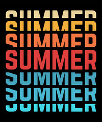 Summer T-Shirt Design or Vacation Shirts