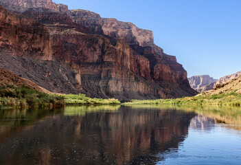 Fototapeta na wymiar Colorado River views in the Grand Canyon