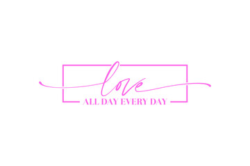 love design concept , love yourself logo design illuastration