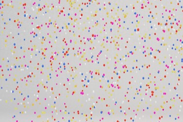abstract background. many multi-colored dots on a white background. 3d render. 3d illustration