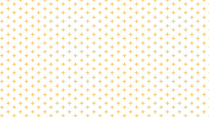 黄色い4弁のかわいい花柄　16：9　黄色い花パターン