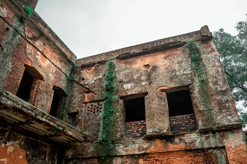 Fototapeta na wymiar Abandoned ancient city Panam City, Sonargoan, Bangladesh