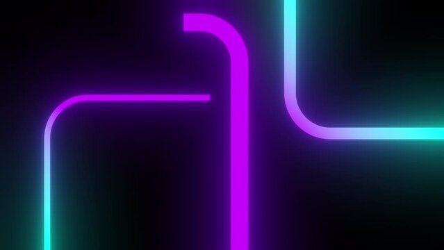 background with glowing gradient lines	
