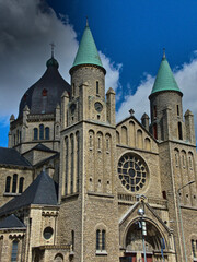 Maastricht, The Netherlands - July 2022: Visit the beautiful city of Maastricht - View of the religious monuments