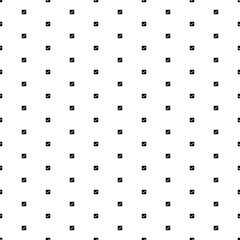 Square seamless background pattern from geometric shapes. The pattern is evenly filled with small black checkbox symbols. Vector illustration on white background