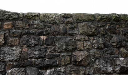 monumental wall from big old stones